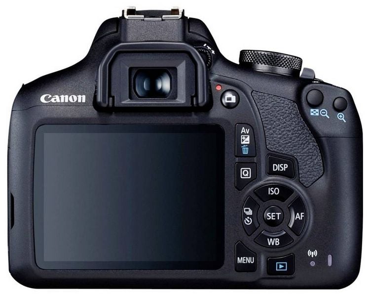 Produktbild: Canon EOS 2000D Kit 18-55 mm DC III Digitale Spiegelreflexkamera EF-S 18-55 mm IS III 24.1 Megapixel Schwarz Optischer Sucher, mit eingebautem Blitz,