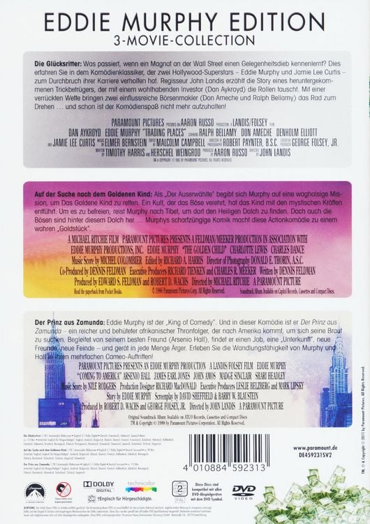 Produktbild: Eddie Murphy Edition [3 DVDs]
