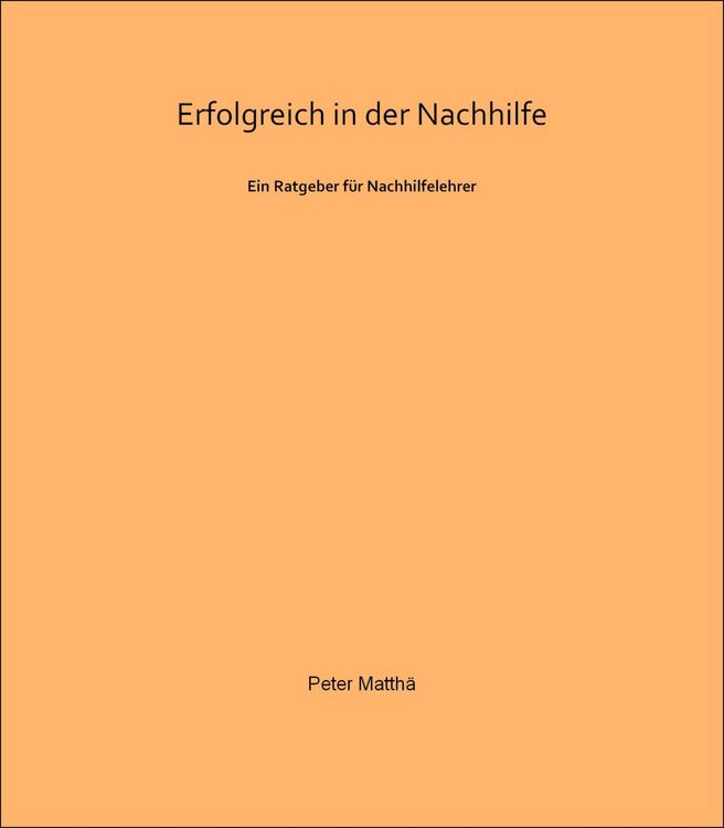Produktbild: Erfolgreich in der Nachhilfe