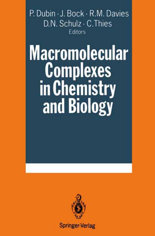 Produktbild: Macromolecular Complexes in Chemistry and Biology
