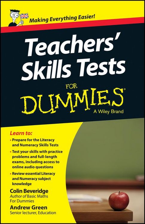Produktbild: Teacher's Skills Tests for Dummies
