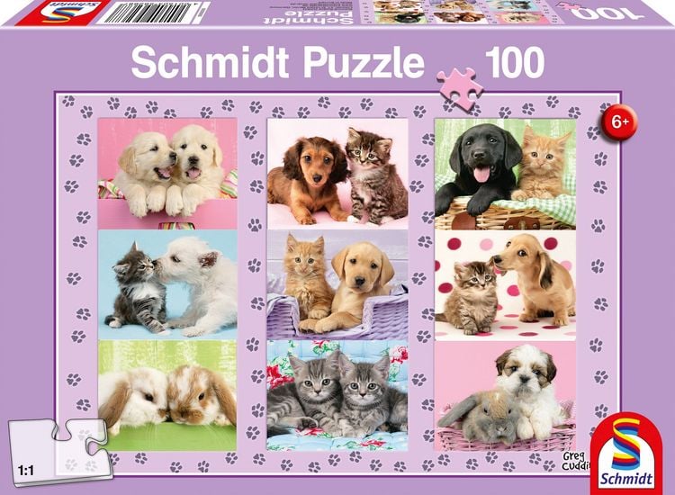 Produktbild: Puzzle Schmidt Spiele 56268 Meine Tierfreunde Kinder 100 Teile