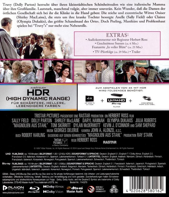 Produktbild: Magnolien aus Stahl (4K Ultra HD) (+ Blu-ray)