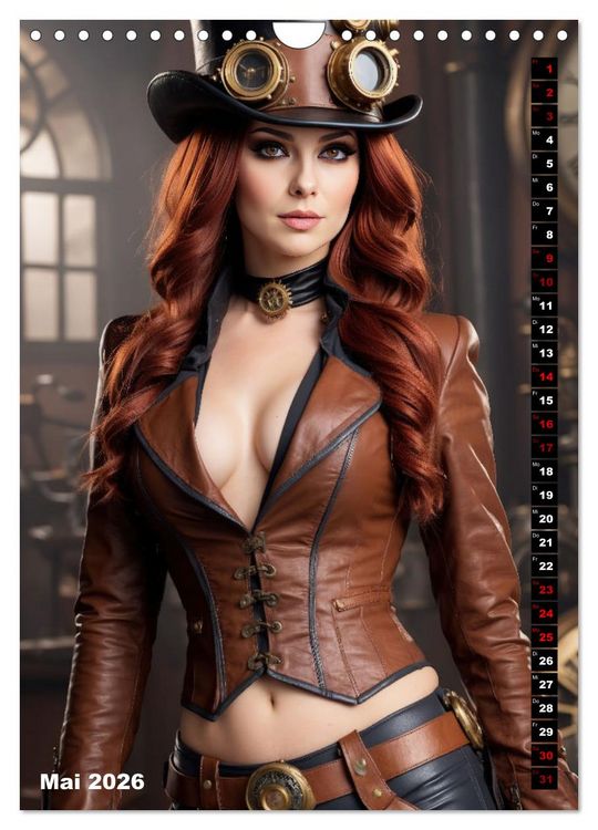Produktbild: Steampunk Divas (Wandkalender 2026 DIN A4 hoch), CALVENDO Monatskalender