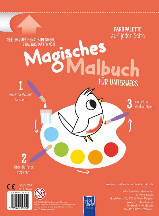 Produktbild: Magisches Malbuch f&uuml;r unterwegs - Cover B&auml;r