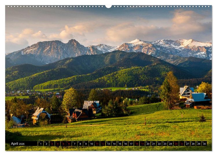 Produktbild: Tatra. Polen und Slowakei (Wandkalender 2026 DIN A2 quer), CALVENDO Monatskalender