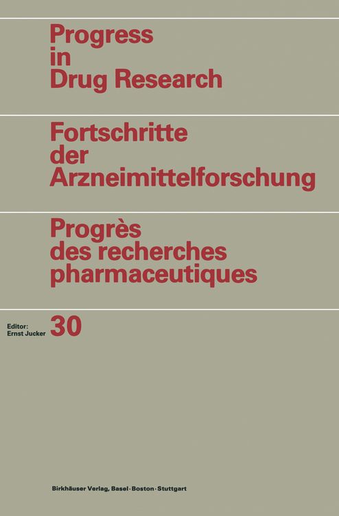 Produktbild: Progress in Drug Research / Fortschritte der Arzneimittelforschung / Progr&egrave;s des recherches pharmaceutiques