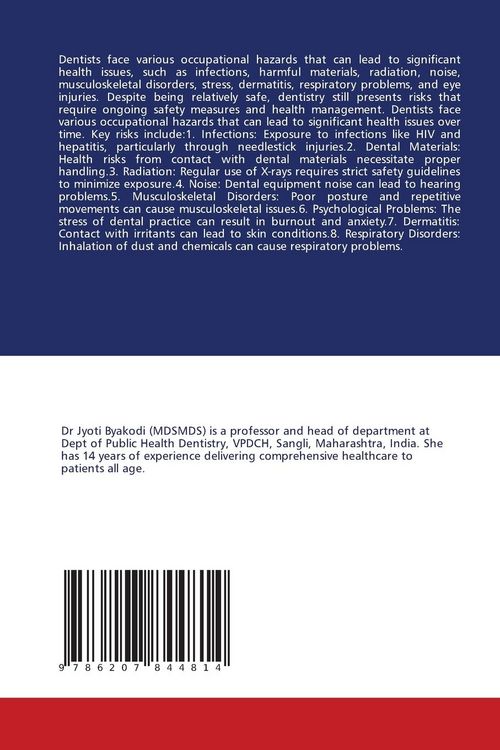 Produktbild: Handbook on Occupational Hazards in Dentistry