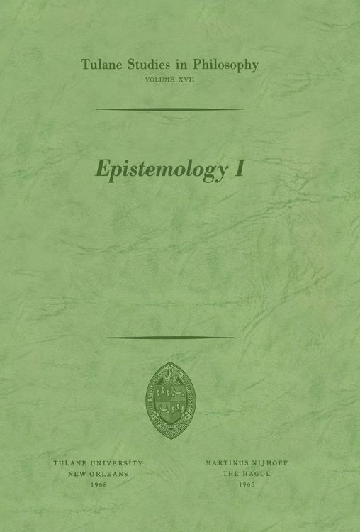 Produktbild: Epistemology I