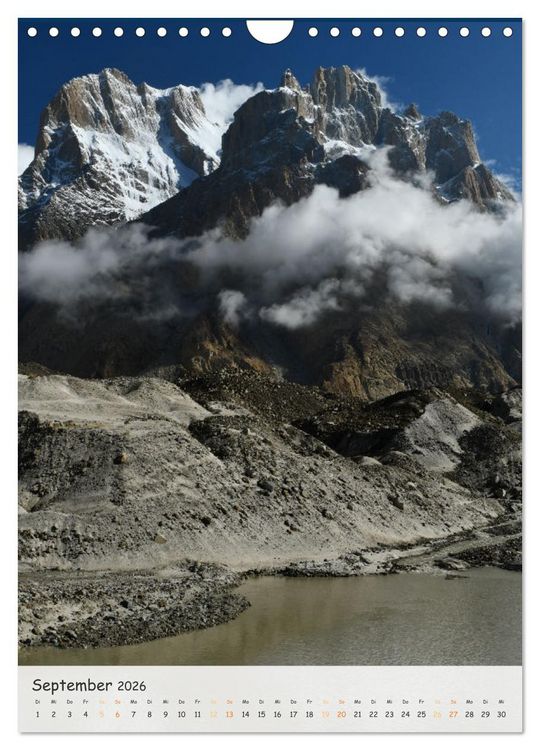 Produktbild: Bergriesen des Karakorum (Wandkalender 2026 DIN A4 hoch), CALVENDO Monatskalender