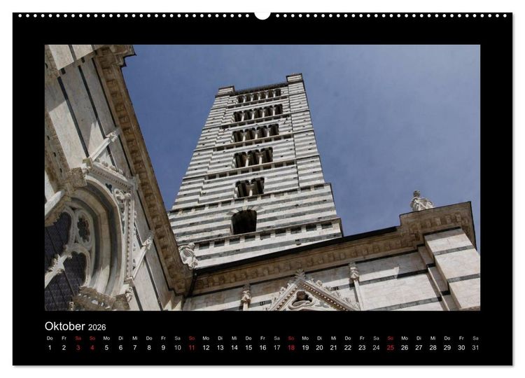 Produktbild: Siena, Perle der Toskana (Wandkalender 2026 DIN A2 quer), CALVENDO Monatskalender