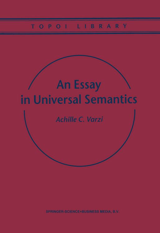 Produktbild: An Essay in Universal Semantics