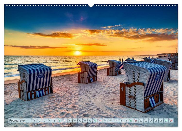 Produktbild: Ostsee Momente (hochwertiger Premium Wandkalender 2027 DIN A2 quer), Kunstdruck in Hochglanz