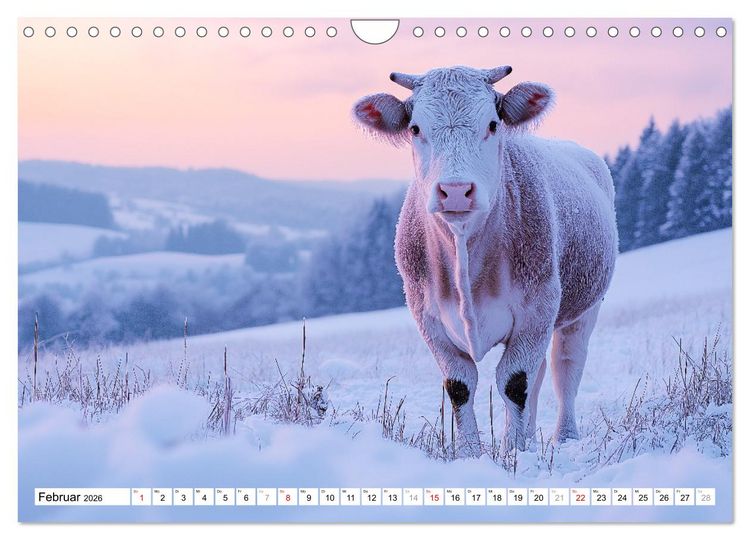 Produktbild: K&Uuml;HE AUF DER ALM &ndash; Der Kalender aus Bayern (Wandkalender 2026 DIN A4 quer), CALVENDO Monatskalender