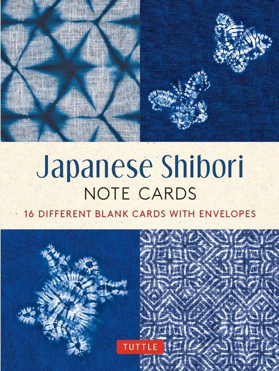 Produktbild: Japanese Shibori, 16 Note Cards