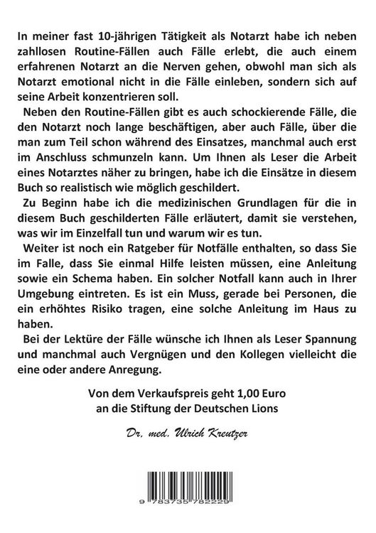 Produktbild: Erlebnisse eines Notarztes