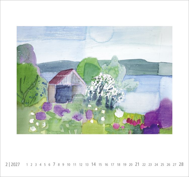 Produktbild: Postkartenkalender 2027: Neue Horizonte