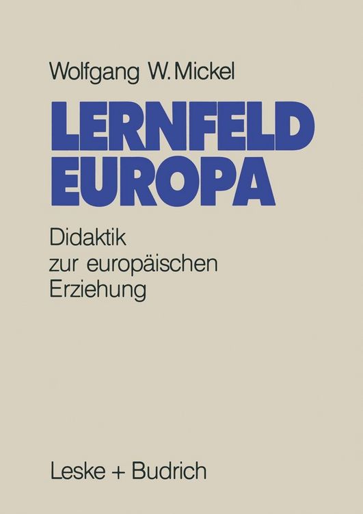 Produktbild: Lernfeld Europa