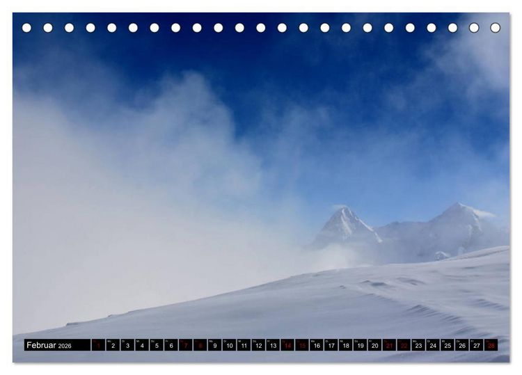 Produktbild: Bergmagie &ndash; Fotos aus dem Berner Oberland (Tischkalender 2026 DIN A5 quer), CALVENDO Monatskalender