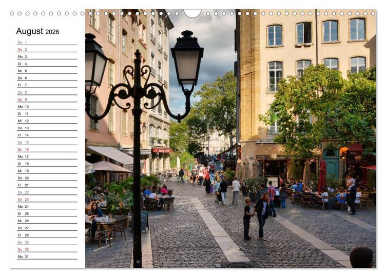 Produktbild: Frankreichs gro&szlig;e St&auml;dte - Lyon (Wandkalender 2026 DIN A3 quer), CALVENDO Monatskalender