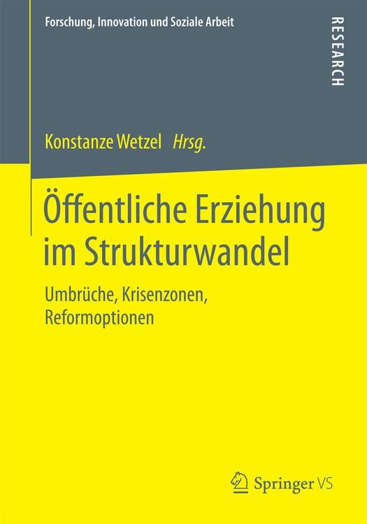 Produktbild: &Ouml;ffentliche Erziehung im Strukturwandel