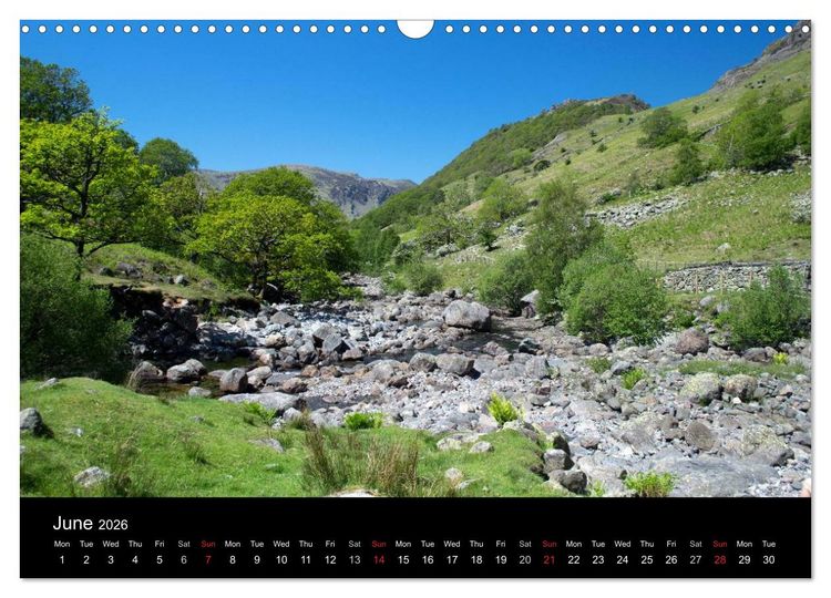 Produktbild: The English Lake District (Wall Calendar 2026 DIN A3 landscape), CALVENDO 12 Month Wall Calendar