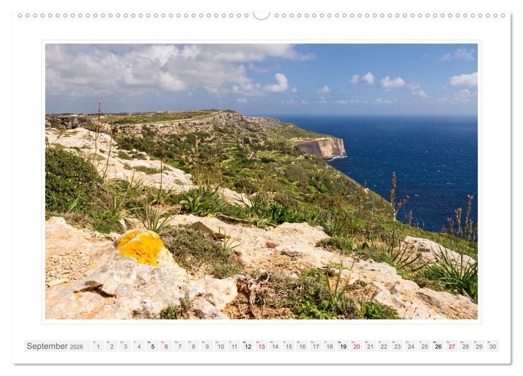 Produktbild: Malta. Impressionen einer Insel (Wandkalender 2026 DIN A2 quer), CALVENDO Monatskalender
