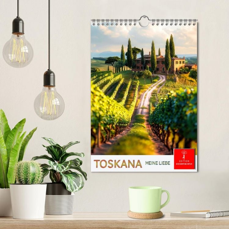 Produktbild: Toskana meine Liebe (Wandkalender 2026 DIN A4 hoch), CALVENDO Monatskalender