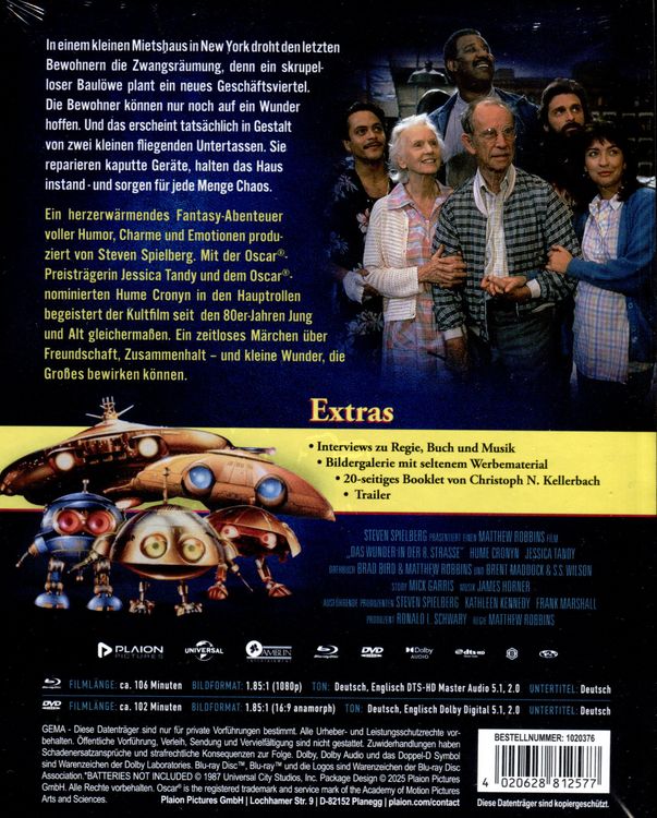 Produktbild: Das Wunder in der 8. Stra&szlig;e - Mediabook (Blu-ray+DVD)