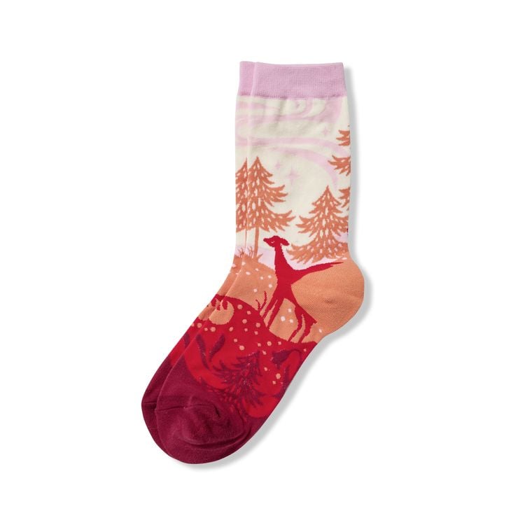 Produktbild: Socke "Winter Bambi", Gr. 36-41