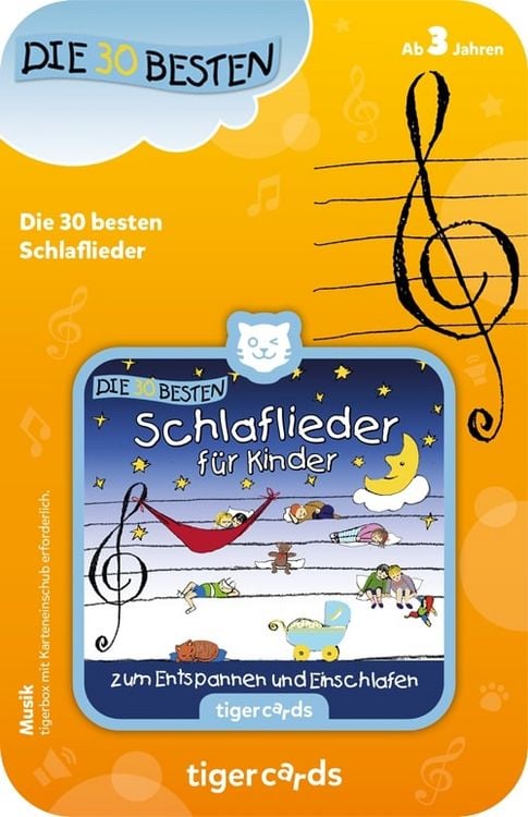 Produktbild: tigercard - Die 30 Besten - Schlaflieder