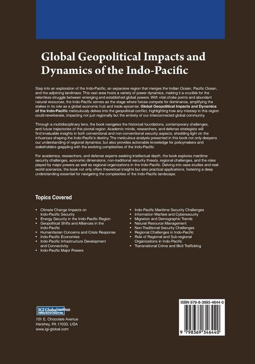 Produktbild: Global Geopolitical Impacts and Dynamics of the Indo-Pacific