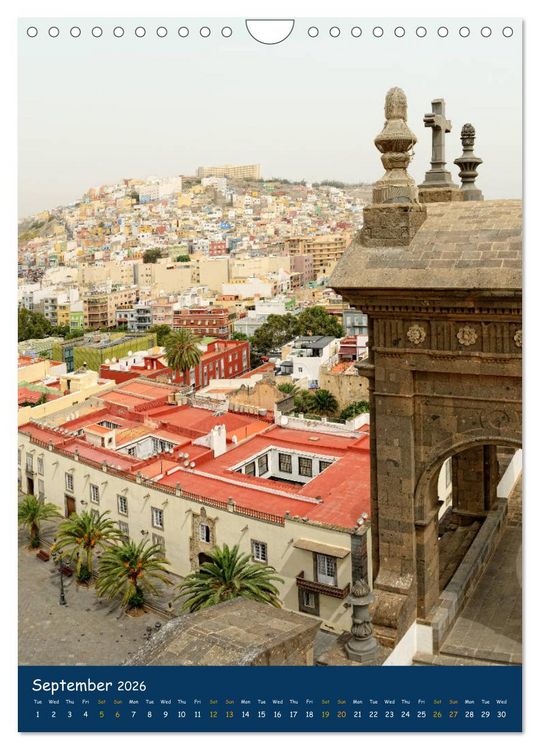 Produktbild: Gran Canaria - Holiday island for sun lovers (Wall Calendar 2026 DIN A4 portrait), CALVENDO 12 Month Wall Calendar