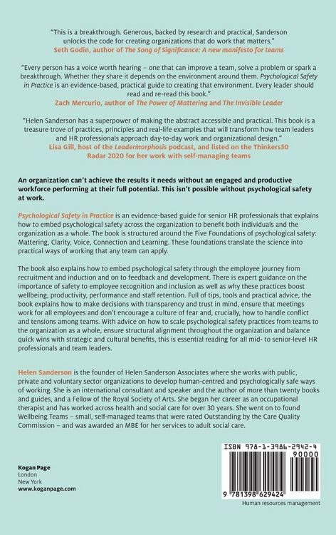 Produktbild: Psychological Safety in Practice