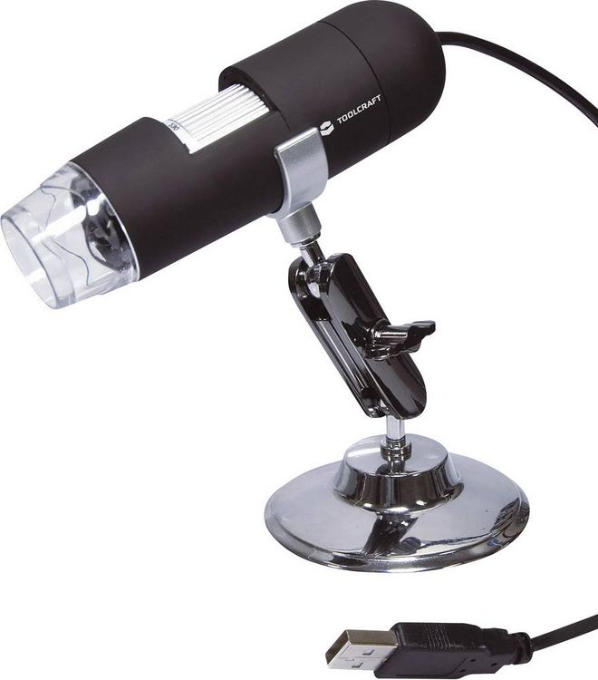 Produktbild: TOOLCRAFT USB Mikroskop 2 Megapixel Digitale Vergr&ouml;&szlig;erung (max.): 200 x