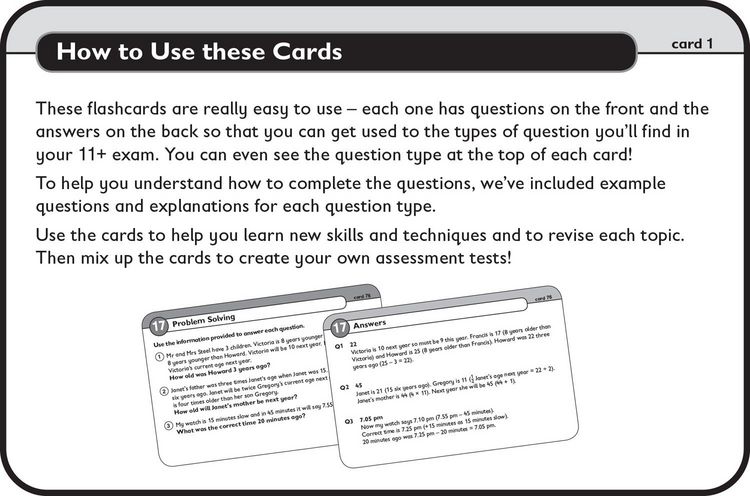 Produktbild: 11+ Verbal Reasoning Flashcards