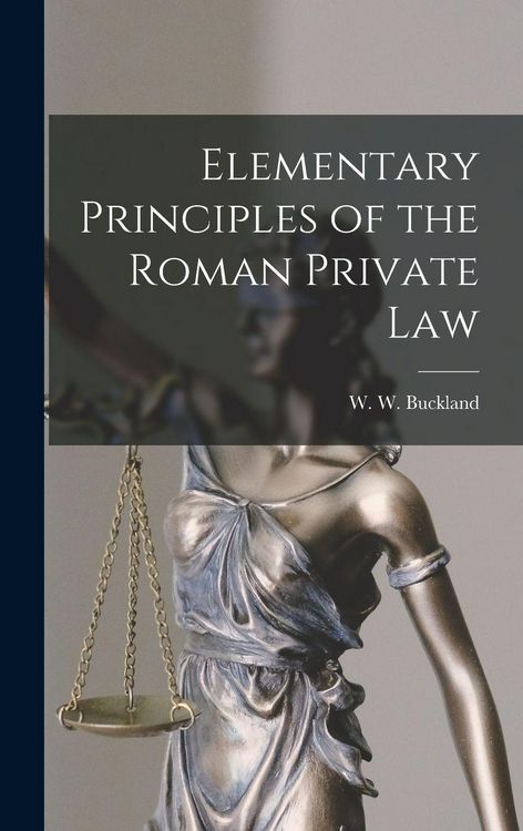 Produktbild: Elementary Principles of the Roman Private Law