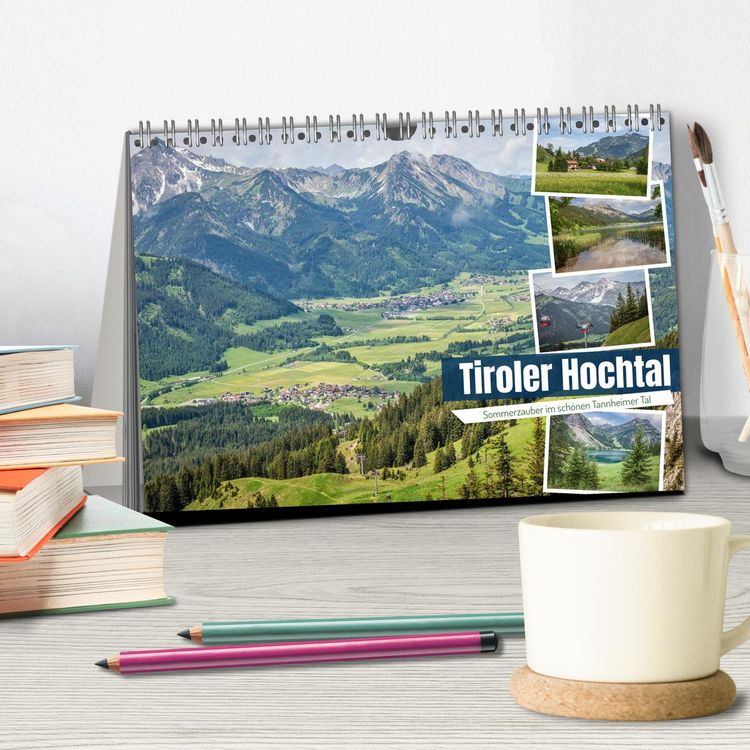 Produktbild: Tiroler Hochtal (Tischkalender 2026 DIN A5 quer), CALVENDO Monatskalender
