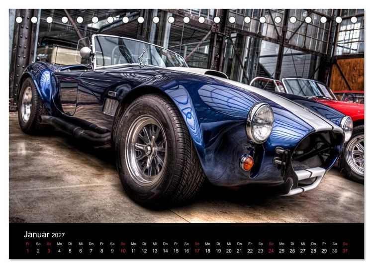 Produktbild: Faszination Oldtimer und Autolegenden (Tischkalender 2027 DIN A5 quer), CALVENDO Monatskalender