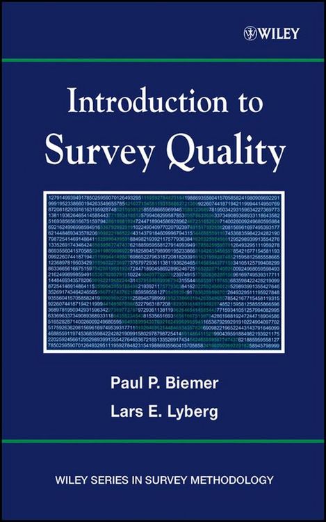 Produktbild: Introduction to Survey Quality