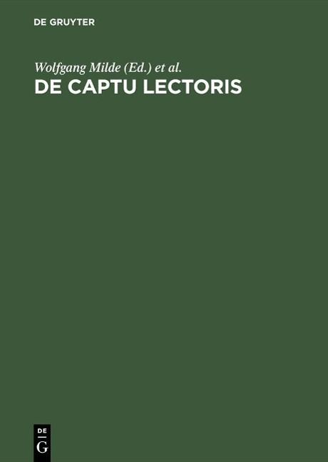 Produktbild: De captu lectoris