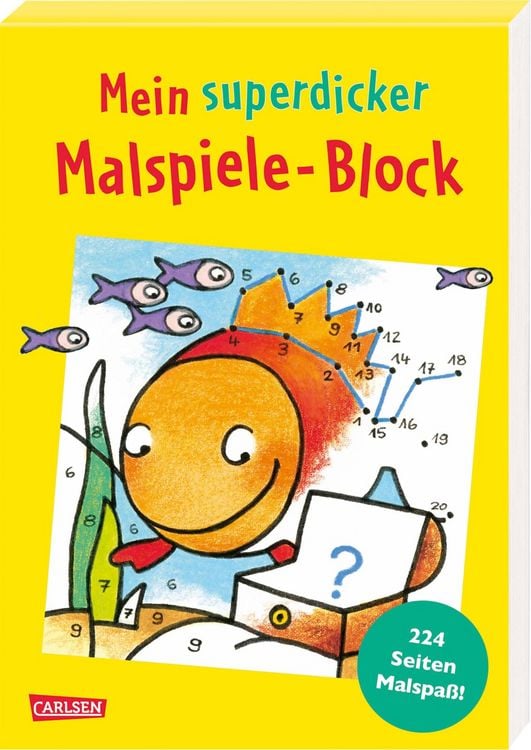 Produktbild: Mein superdicker Malspiele-Block