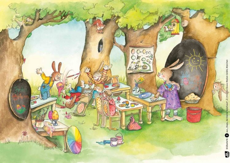 Produktbild: Stups, der kleine Osterhase. Kamishibai Bildkartenset
