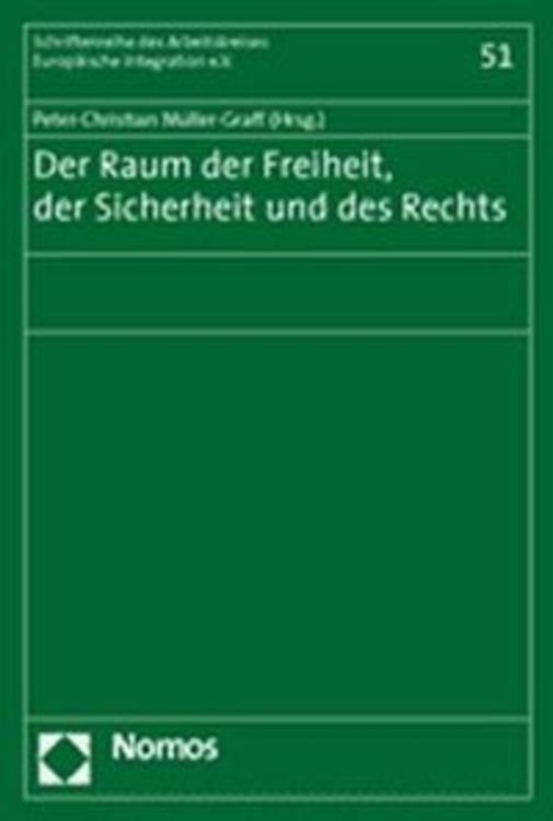 Produktbild: Der Raum der Freiheit, der Sicherheit und des Rechts