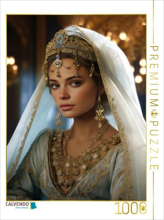 Produktbild: CALVENDO Puzzle Arabische Prinzessin | 1000 Teile Lege-Gr&ouml;&szlig;e 64x48cm Foto-Puzzle f&uuml;r gl&uuml;ckliche Stunden