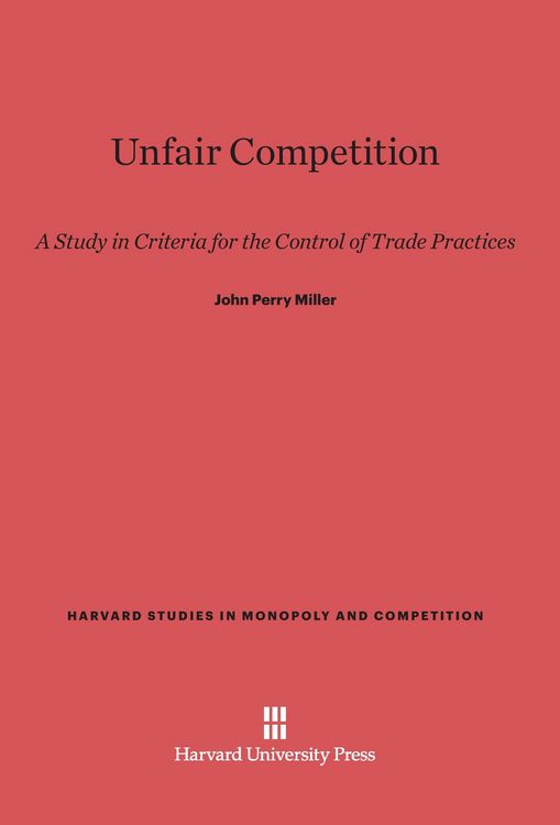 Produktbild: Unfair Competition