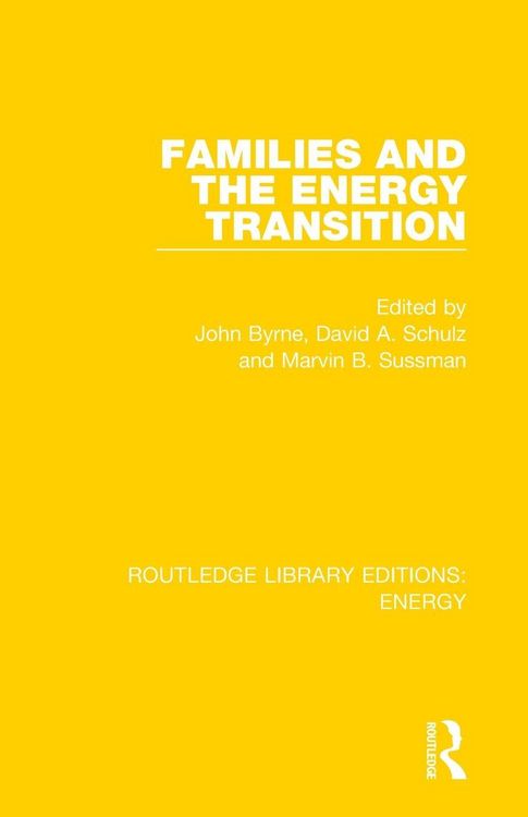 Produktbild: Families and the Energy Transition