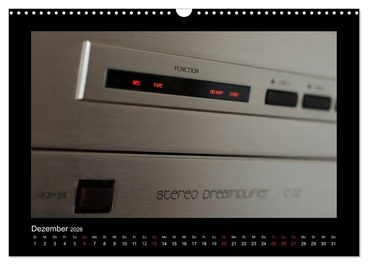 Produktbild: Hifi Visionen (Wandkalender 2026 DIN A3 quer), CALVENDO Monatskalender