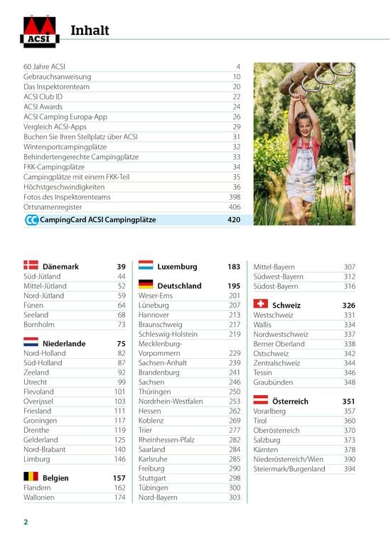 Produktbild: ACSI Campingf&uuml;hrer Deutschland 2026