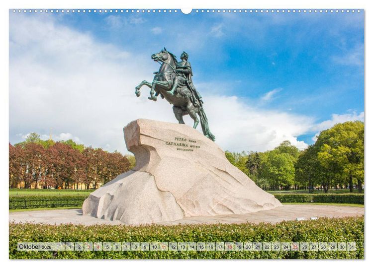 Produktbild: St. Petersburg - Historische Altstadt (Wandkalender 2026 DIN A2 quer), CALVENDO Monatskalender